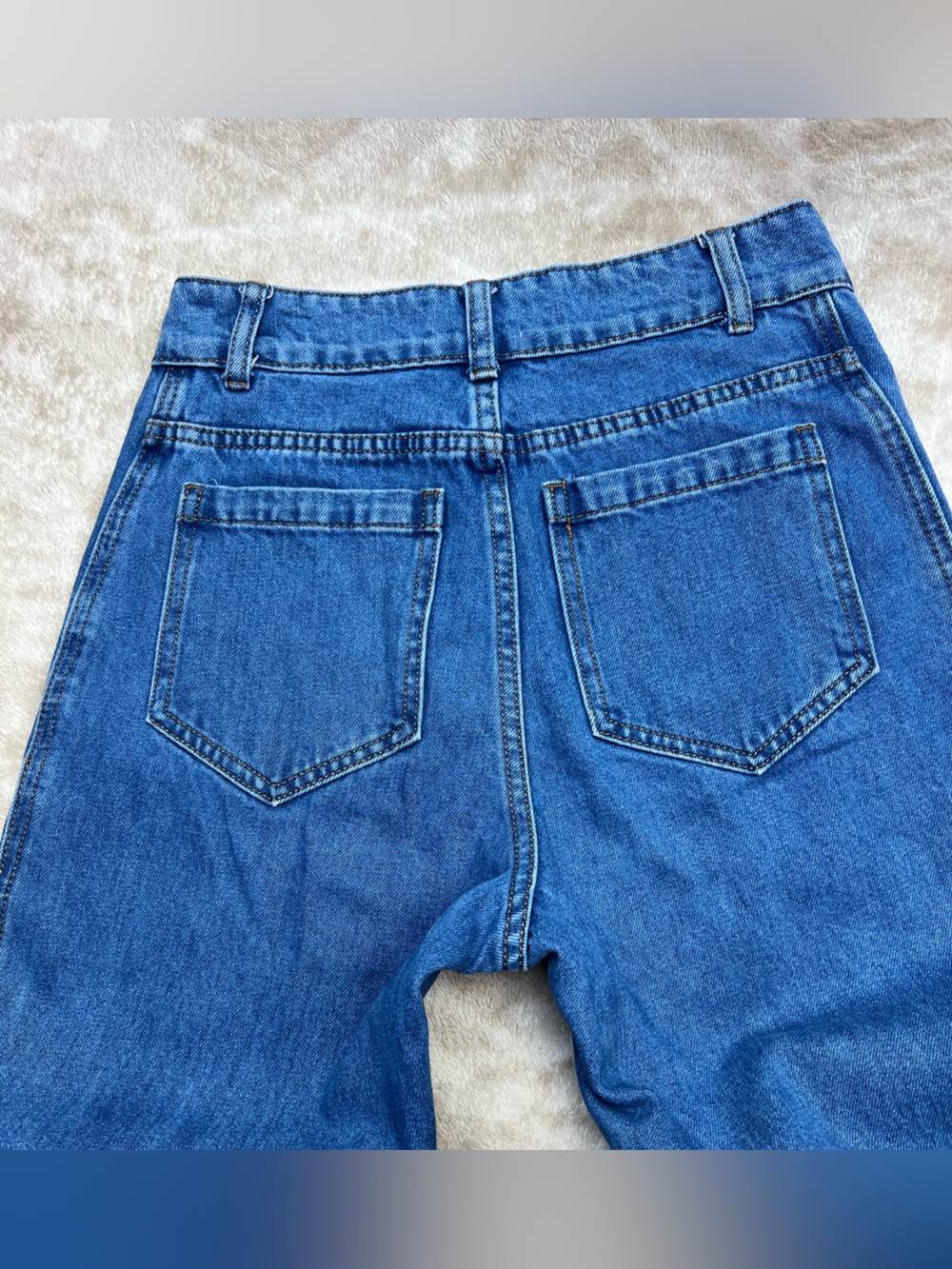 DISSH 100% Cotton Wide-Leg Denim Pants – Size 6 - Picture 9 of 10